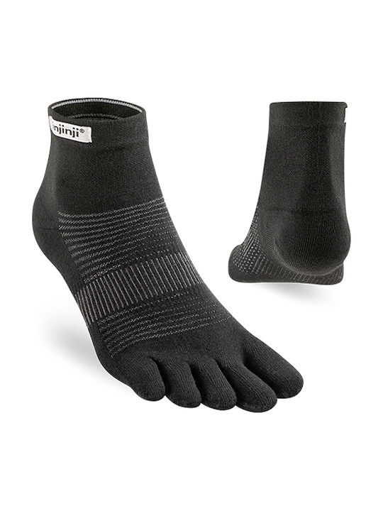 Injinji Lightweight Mini-crew Running Κάλτσες Μαύρες