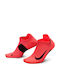 Nike Multiplier Noshow Socks Running Κάλτσες Κόκκινες 2 Ζεύγη
