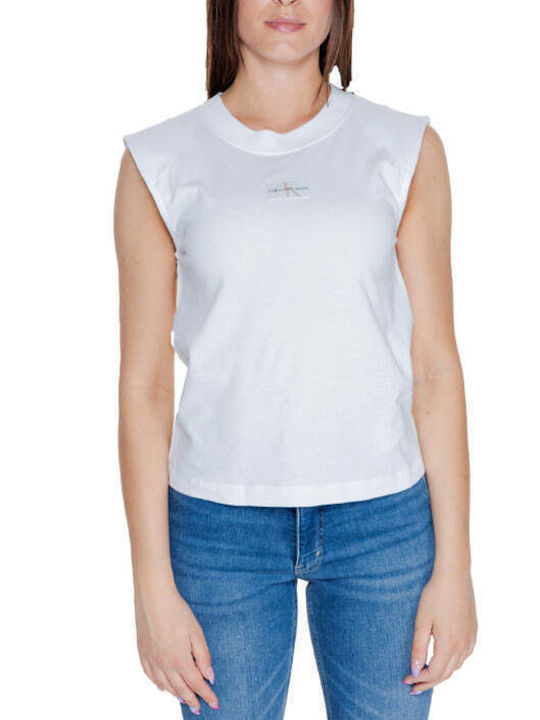 Calvin Klein Femeie Tricou Alb