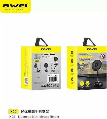 Awei Car Mobile Mount with Magnet Black