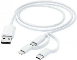 HAMA USB към Type-C Lightning micro USB Кабел 1м 00201535 HAMA USB към Type-C Lightning micro USB Кабел 1м 00201535