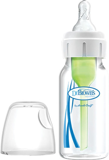 Dr. Brown's Plastic Baby Bottle Options Anti-Colic with Silicone Nipple for 0+, 0+ m, months 120ml