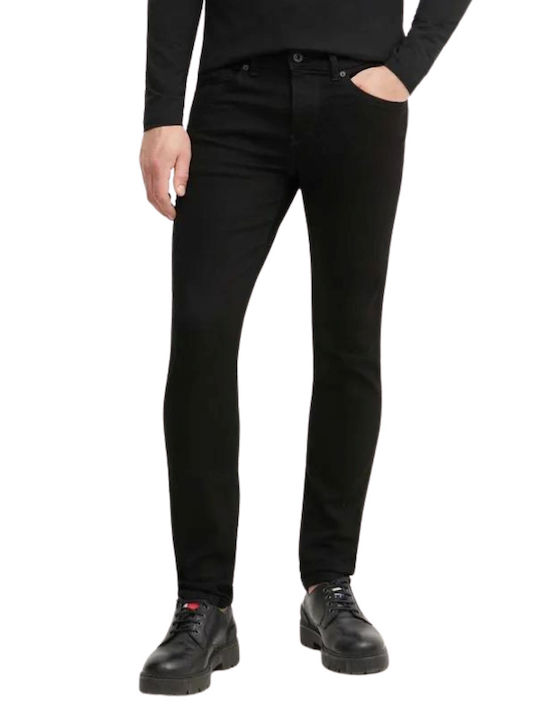 Pepe Jeans Ανδρικό Παντελόνι Τζιν σε Slim Εφαρμογή Μαύρο