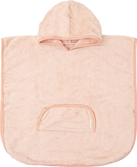 Bimbidreams Baby Hooded Poncho Towel Dalia Pink