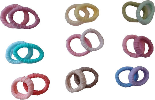 Ro Accessories Λάστιχο Μαλλιών Σετ 2 Τμχ 04-0064 Γαλάζιο
