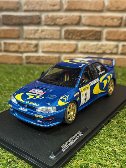 Solido Metal Model 1:18 Subaru Impreza 22b Blue #4 P.liatti Rally Monte Carlo 1997