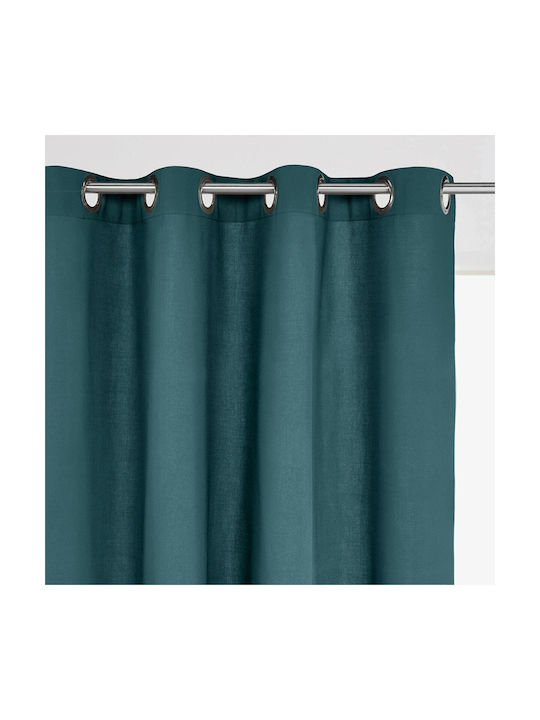 La Redoute Interieurs Curtain with Grommet Green 324054701_9867_75 135x350cm