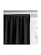 La Redoute Interieurs Curtain with Pencil Pleat Black 324215381_6527_80 140x350cm