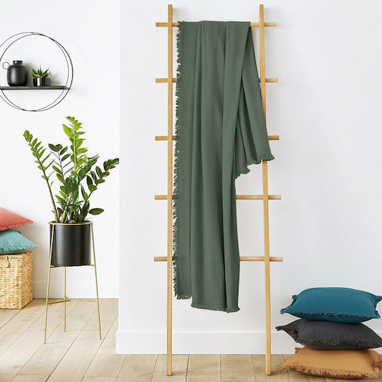 La Redoute Interieurs Zweisitzer-Sofa Überwurf 230x250cm Grün
