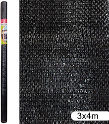 BigBuy Shade Net Black 3x4m