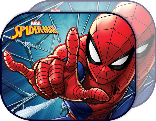 Ηλιοπροστασίες Κουρτινάκια Πλαϊνά Spiderman 240440 44 X 36 Cm 2 Τεμάχια