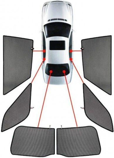 CarShades Κουρτινάκια Αυτοκινήτου Πεντάπορτο (5D) 6τμχ
