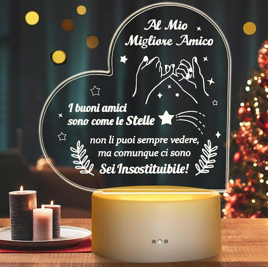 Prezent LED Dekorative Tischlampe Warmweiß