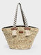 Nolah Wicker Beach Bag Beige