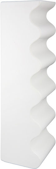 ArteLibre Decorative Vase White 10x8.5x41cm