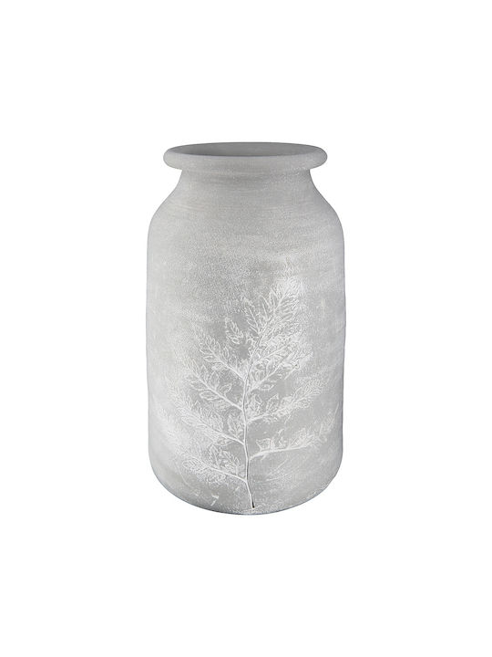 ArteLibre Decorative Vase Gray 20x20x30cm