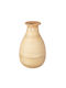 ArteLibre Διακοσμητικό Βάζο Bamboo Ecru 19x19x33cm 1Stück