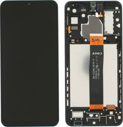 Samsung Οθόνη με Μηχανισμό Αφής και Πλαίσιο για Samsung Galaxy A32 5G (Μαύρο)