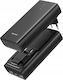 Charmast C1146L Power Bank 10000mAh 20W με 2 Θύρες USB-A και Θύρα USB-C Μαύρο