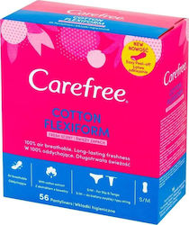 CareFree Cotton Flexible Σερβιέτες 56τμχ