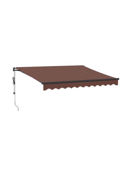 vidaXL Zelt Terrasse mit LEDs & Wind Sensor Bra...