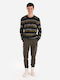 Hose in Schlanker Passform khaki