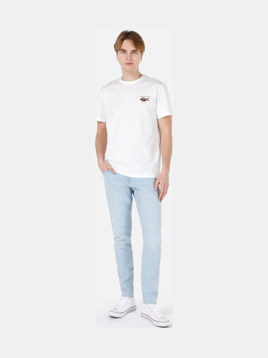 Pantaloni Jeans pentru Bărbați cu Croială Slim Blue