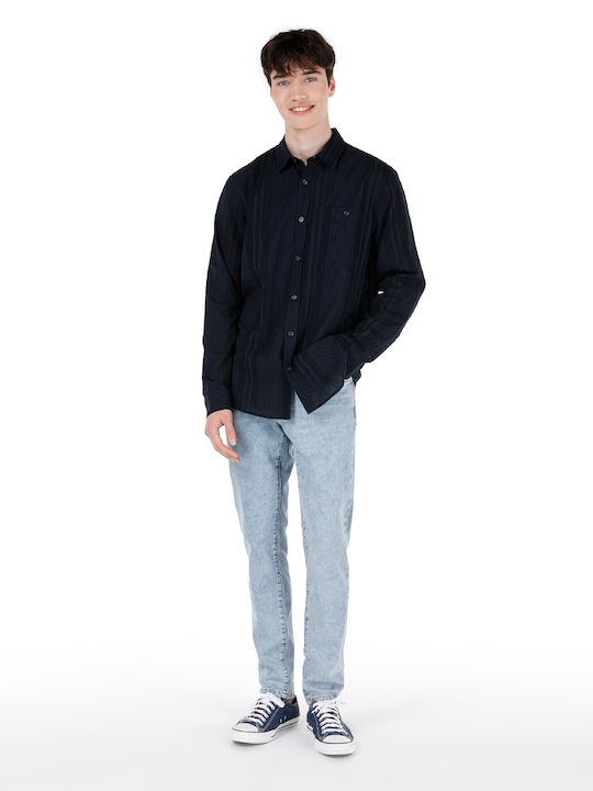Men's Jeans Pants with Slim Fit Blue