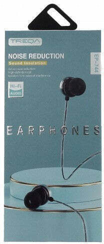 In-Ear Freisprecheinrichtung Kopfhörer mit Stecker 3.5mm Silber