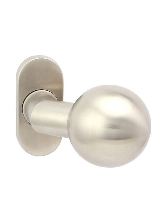 Knob Front Door Gray