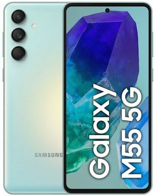 Samsung Galaxy M55 5G Двойна SIM (8ГБ/256ГБ) Зелен