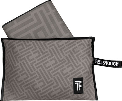 Feel & Touch Beach Towel Gray 90x180cm.