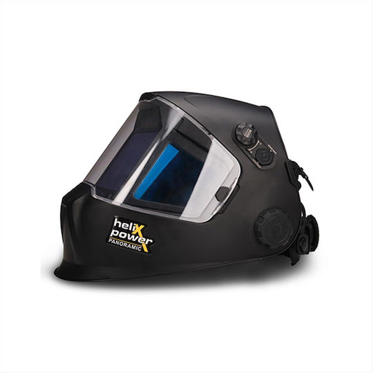 Helix Electronic Welding Helmet Optical Field 116x81mm Panoramic Black
