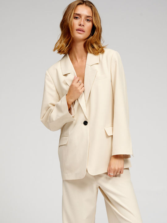 TeeShoppen Women's Blazer Beige