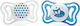 Chicco Physio Forma Light Pacifiers Silicone Fo...
