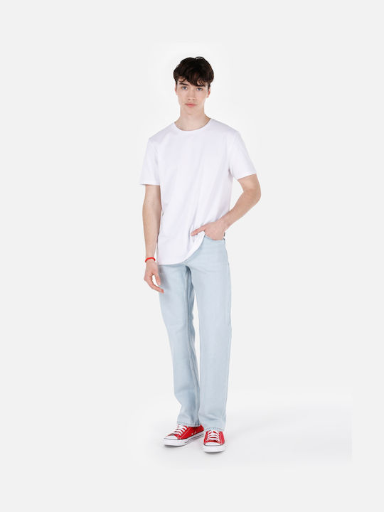 Herren Jeanshose mit Regulär Gerade Anwendung Blau
