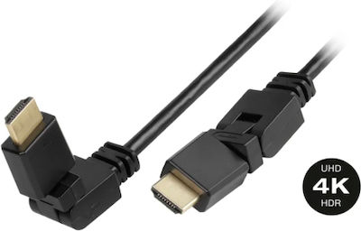 Vivanco Cablu HDMI de sex masculin - HDMI de sex masculin 1.5m Negru