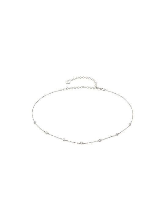 Ania Kruk Glamour Silver Necklace Syzns0090