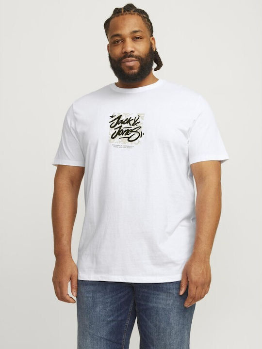 Jack & Jones Men's Short Sleeve T-shirt Bright White