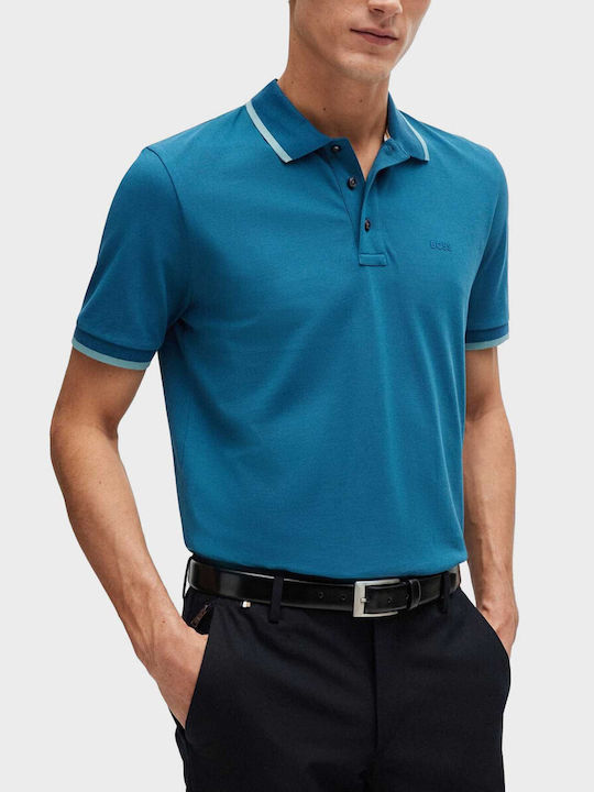 Hugo Boss Bluza pentru bărbați Polo Petrol Blue