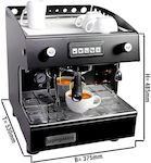 Mașină de espresso profesională Ggm Gastro Kmf1 cu 1 grup și sistem de pre-infuzie