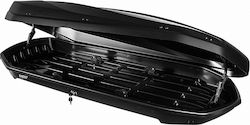Auto Gs Car Roof Box with Single Opening and 440lt Capacity Black