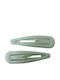 Ro-Ro Accessories Click Clack Set de Agrafe pentru Copii cu Cu clemă în Culoarea Verde 2buc