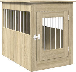 vidaXL Dog House Outdoor Brown 55x80x68cm