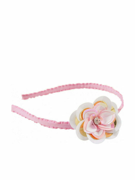 Great Pretenders Kinder Haarband mit Blume Rosa 1Stück