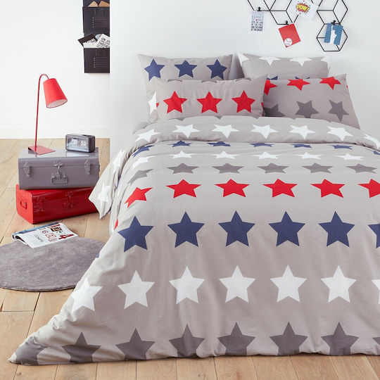 So'Home Kids Duvet Cover Double Gray 200x200cm