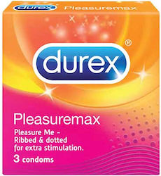 Durex Προφυλακτικά Pleasure Max 3τμχ