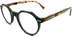 Oramont Lesebrillen +2.25 in Schwarz Farbe 9058