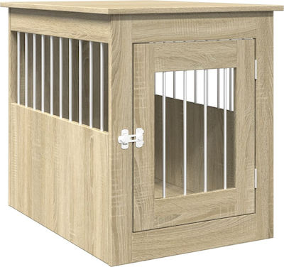 vidaXL Dog Wire Crate 55x75x65cm