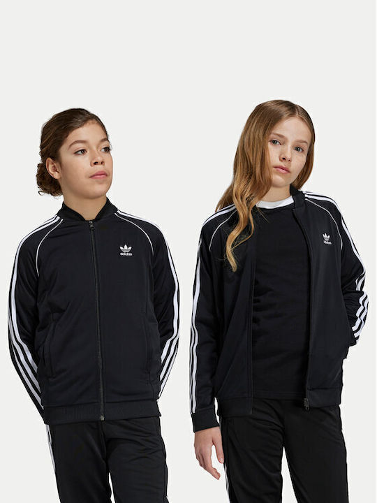 Athletic Kids Cardigan Black Adicolor